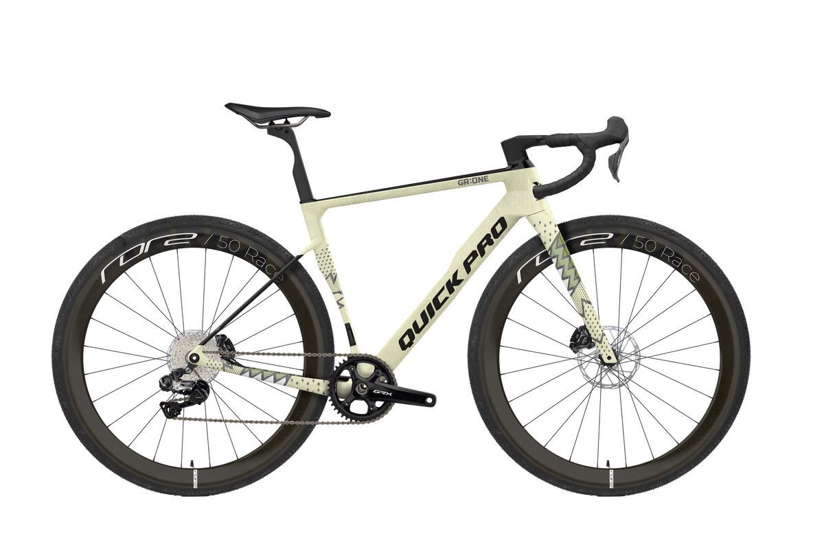 Quick Pro GR:ONE complete gravel bike with Shimano GRX Di2 1×12